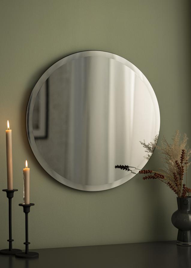Spejl Prestige Warm Grey 60 cm Ø