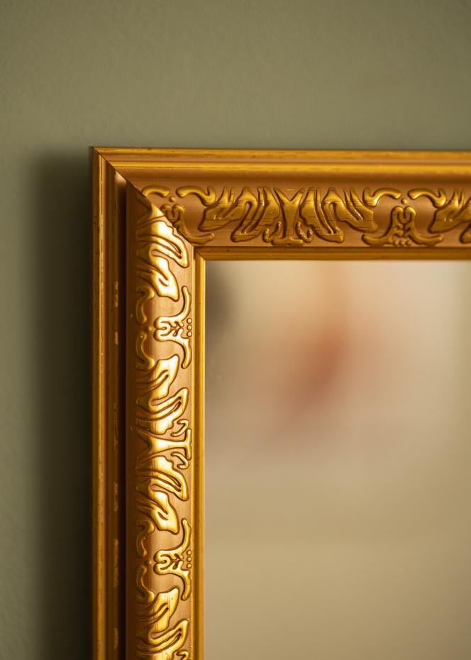 Spejl Nostalgia Guld 35x50 cm