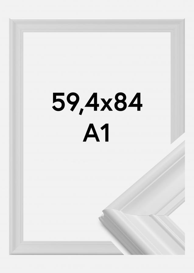 Ramme Mora Premium Hvid 59,4x84 cm (A1)