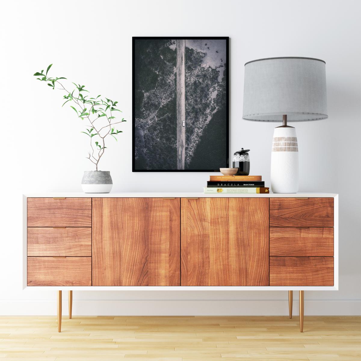 Ramme Black Wood Akrylglas 70x100 cm