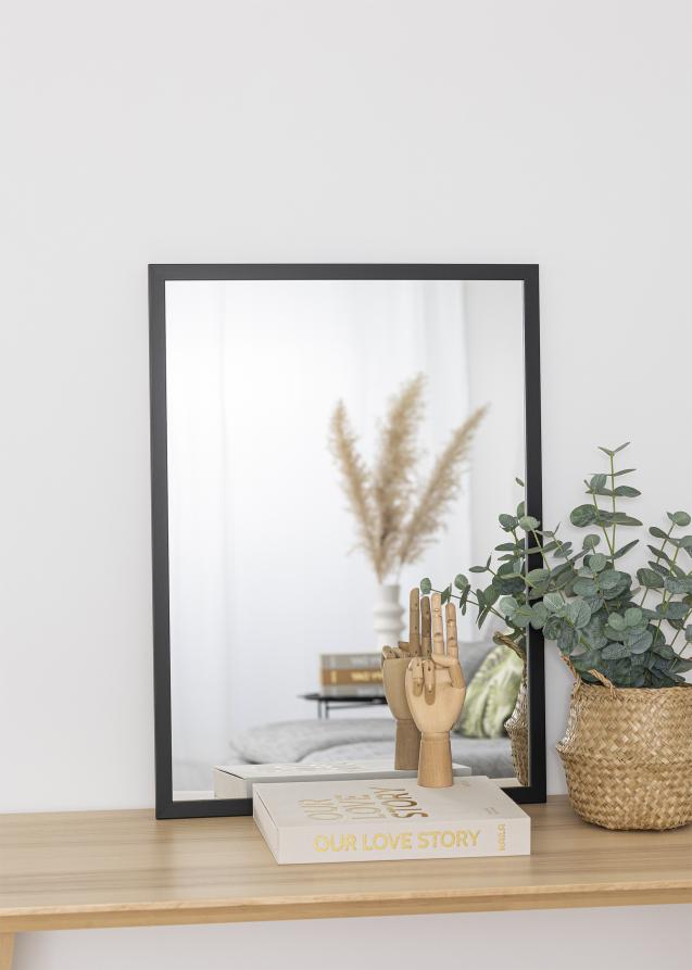 Spejle Black Wood 50x70 cm