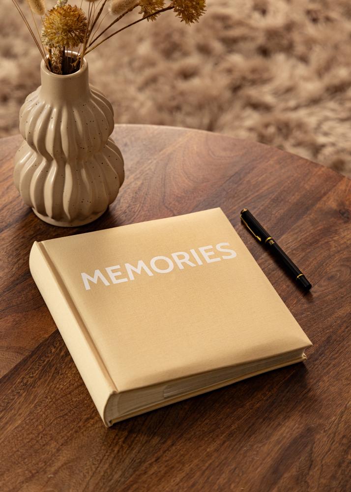 Memories Linen Album Beige - 200 billeder i 10x15 cm