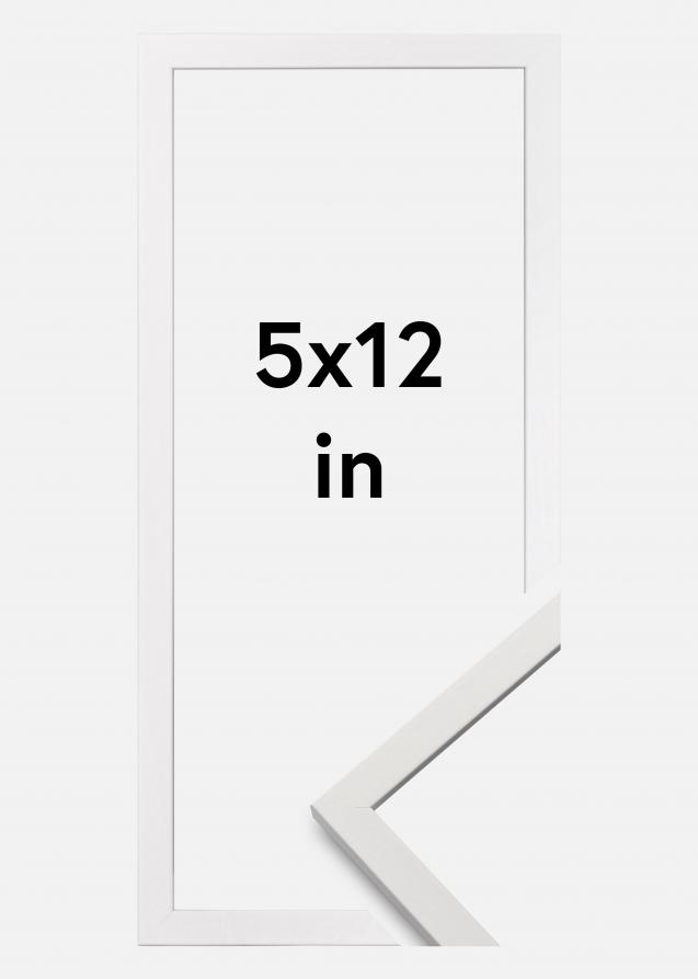 Ramme Edsbyn Akrylglas Hvid 5x12 inches (12,7x30,48 cm)