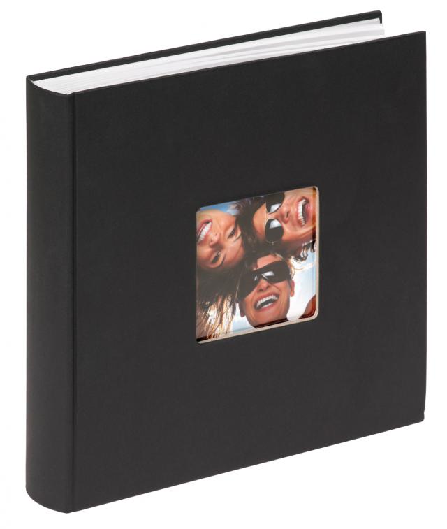 Fun Album Sort - 30x30 cm (100 Hvide sider / 50 blade)