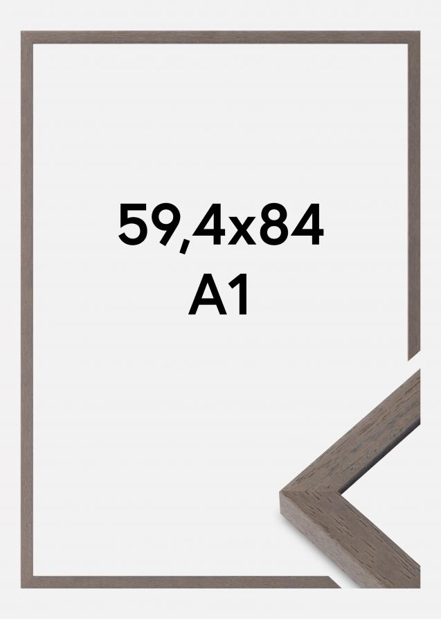 Ramme Hermes Akrylglas Grå 59,4x84 cm (A1)