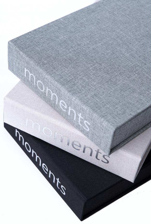 Moments Grey (30 Sorte sider / 15 blade)