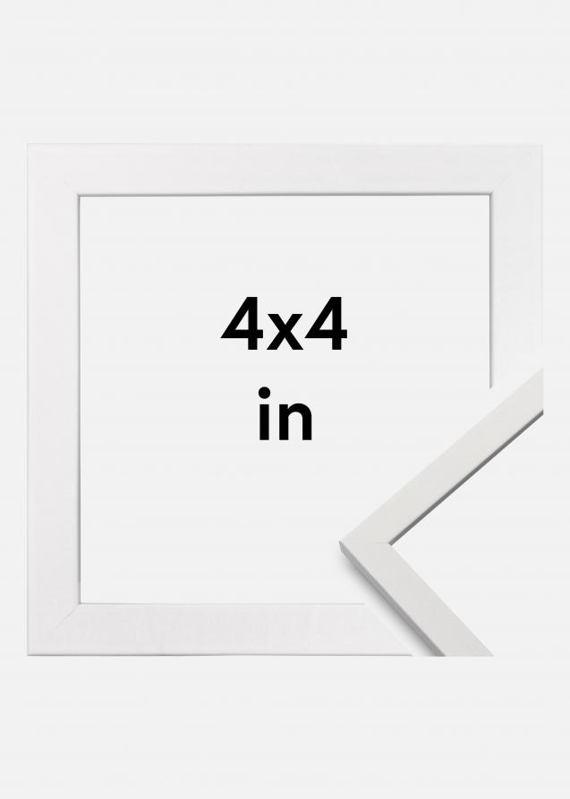 Ramme Edsbyn Akrylglas Hvid 4x4 inches (10,16x10,16 cm)
