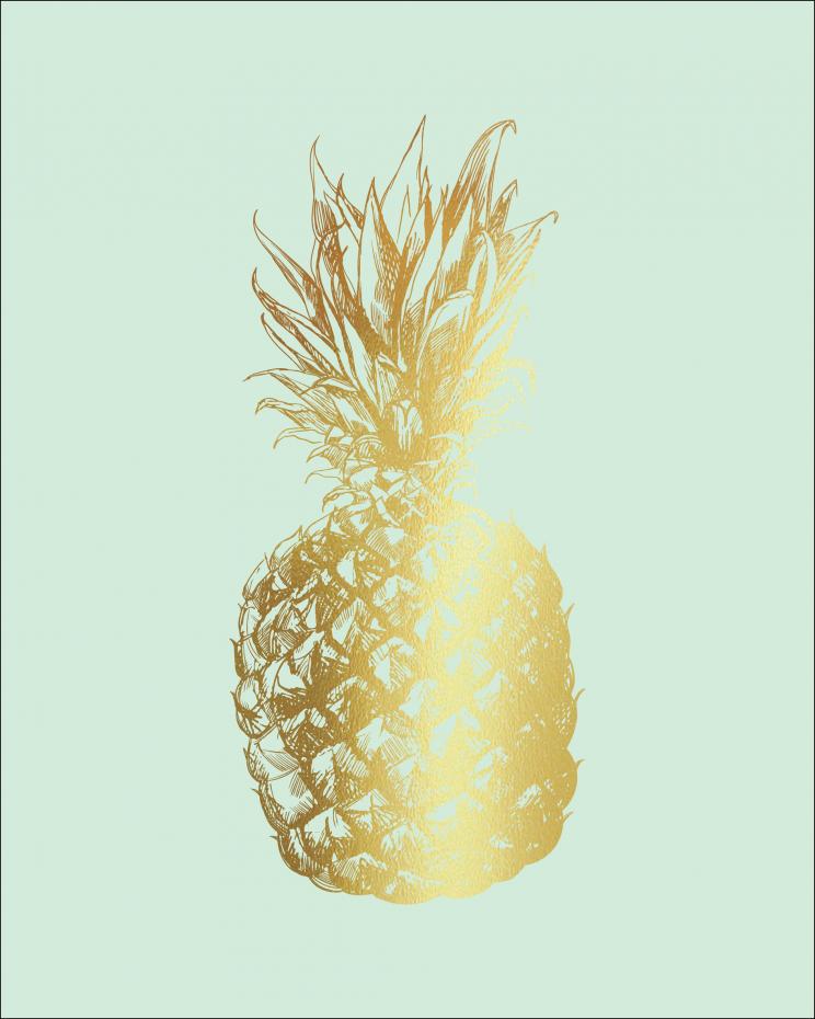 Pineapple Gold 40x50 cm