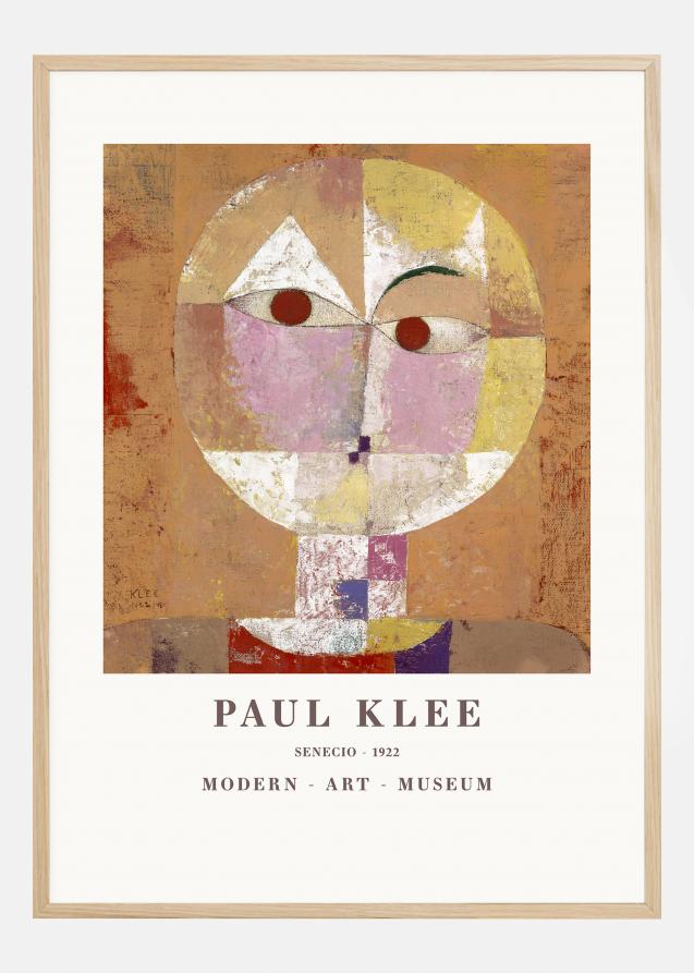 Paul Klee - Senecio Baldgreis 1922 Plakat