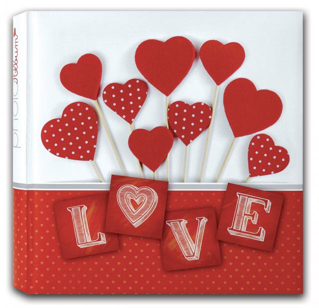 Valentine Album - 32x32 cm (40 Hvide sider / 20 blad)