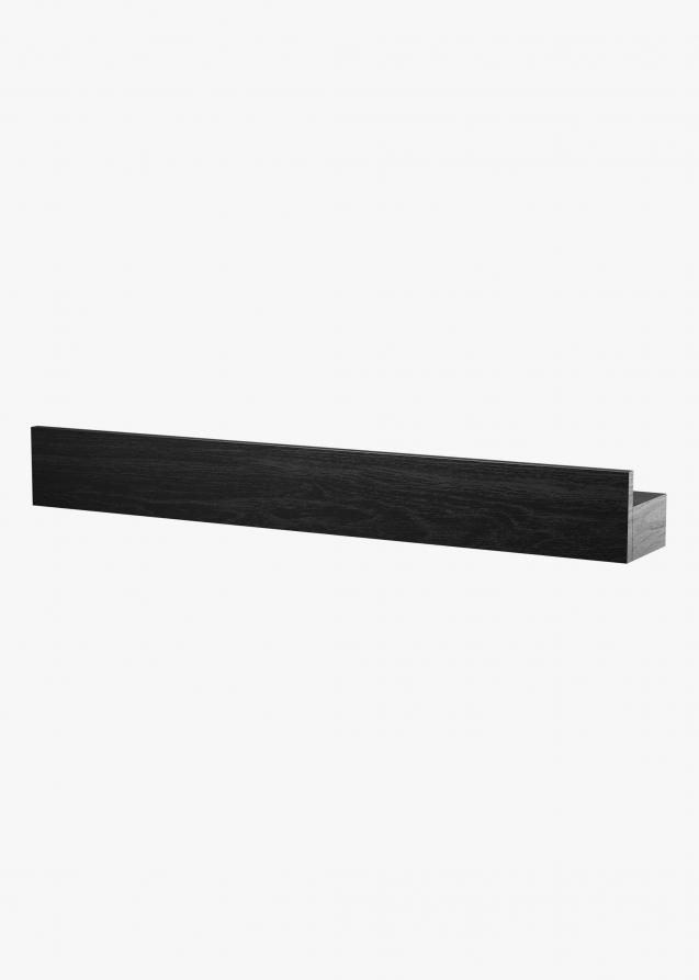 Magnet Shelf Black Painted Oak 40 cm