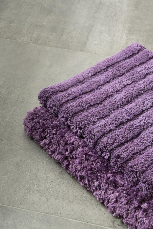 Bademtte Stripe - Lavendel 60x100 cm