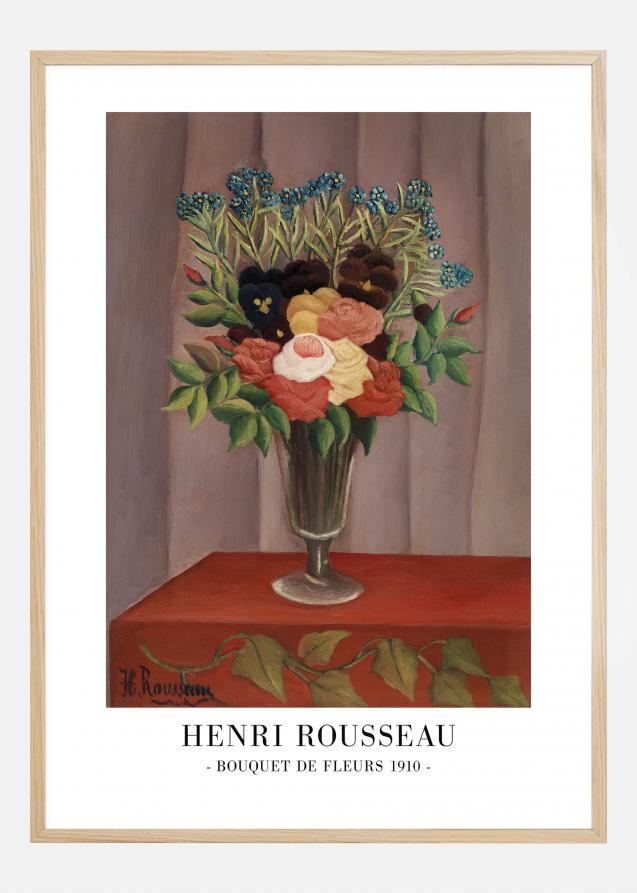 Henri Rousseau - Bouquet De Fleurs 1910 Plakat