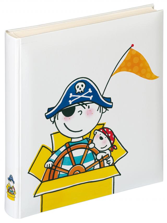 Børnealbum Piratbørnehave - 28x30,5 cm (50 Hvide sider / 25 blade)