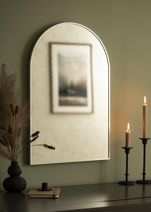 Spejl Modern Sølv 51x76 cm