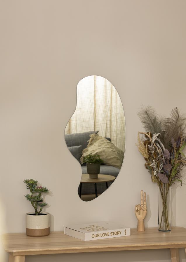 Spejl Wavy Cloud 40x80 cm