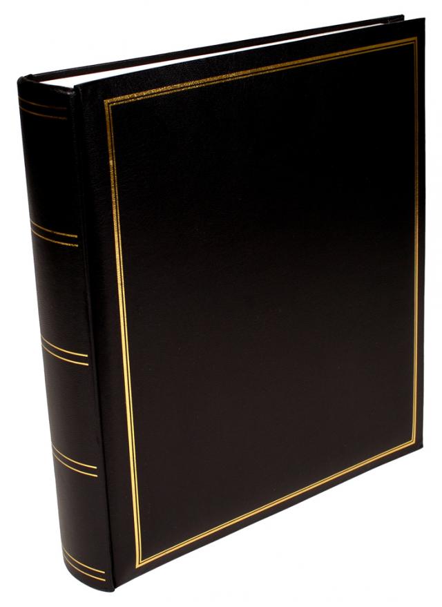 Exclusive Line Maxi Album Sort 30x33 cm (100 Hvide sider / 50 blade)