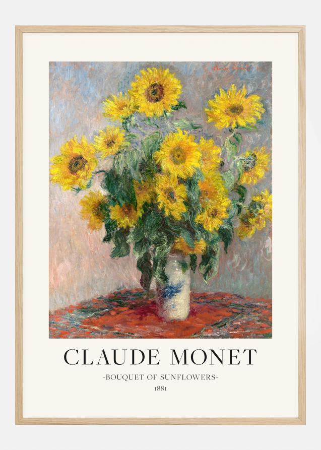 Claude Monet - Bouquet Of Sunflowers Plakat
