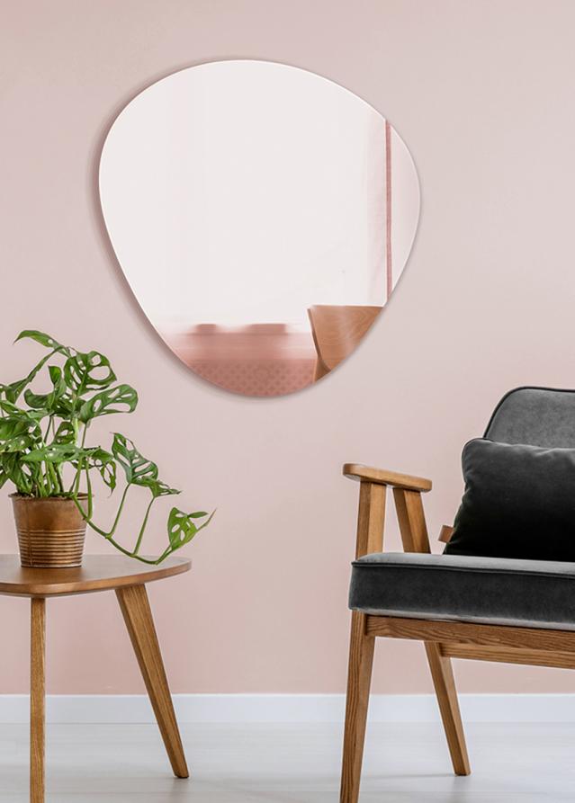 Spejl Shape Rose Gold 68x70 cm