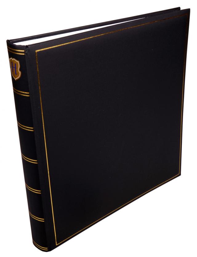 Henzo Champagne Fotoalbum Sort - 35x35 cm (70 Hvide sider / 35 blade)