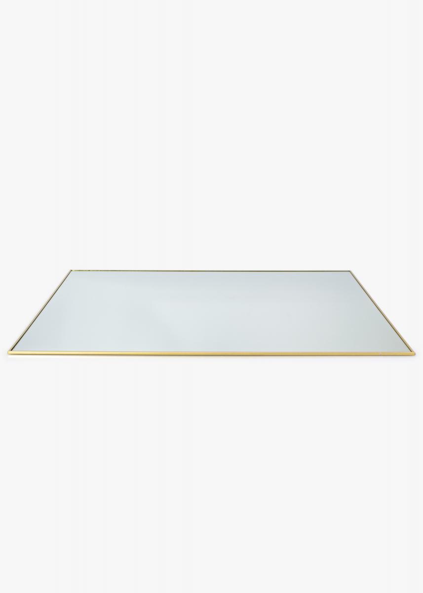 KAILA Square Mirror - Thin Brass 40x40 cm