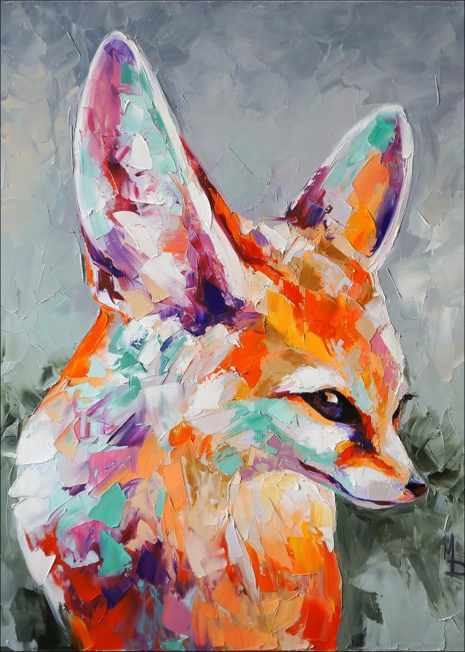 Fox Painting Plakat