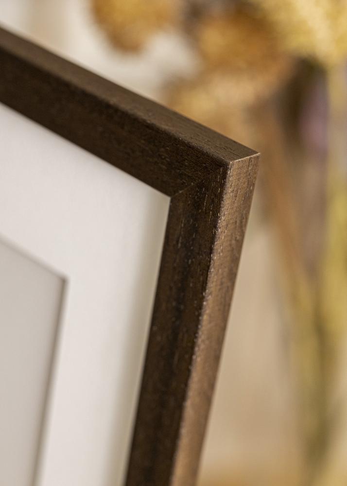 Ramme Brown Wood Akrylglas 30x30 cm