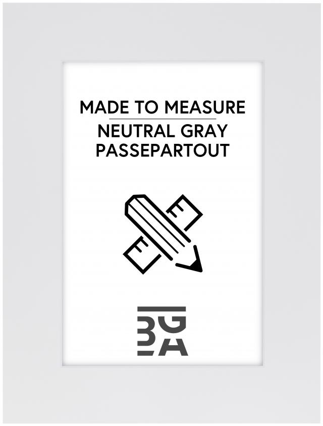 Passepartout Neutral Grey - Bestilt efter mål