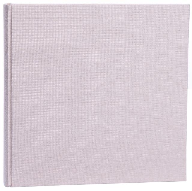 Base Line Canvas Beige 26x25 cm (40 Hvide Sider / 20 Ark)