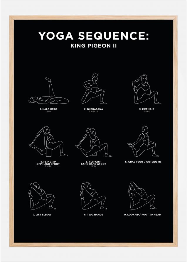 King Pigeon II - Black Plakat