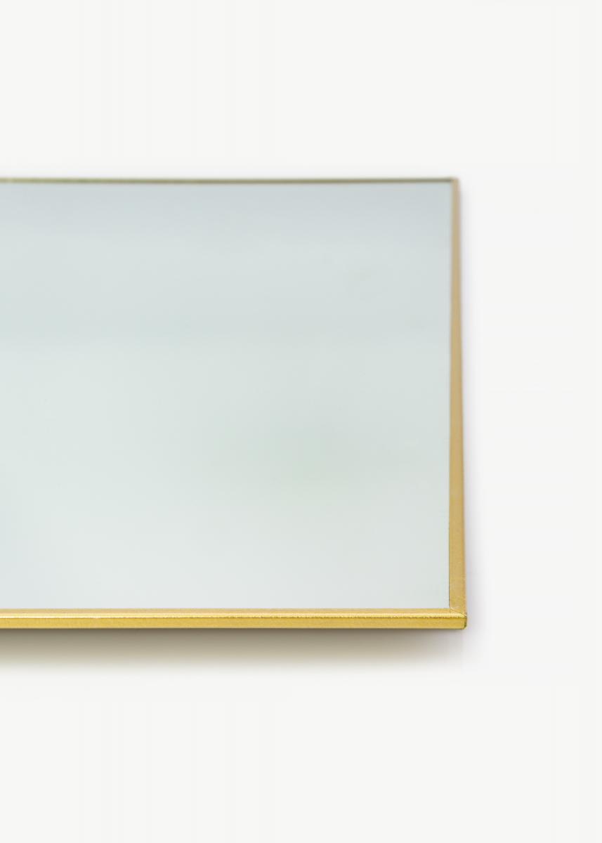 KAILA Square Mirror - Thin Brass 40x40 cm