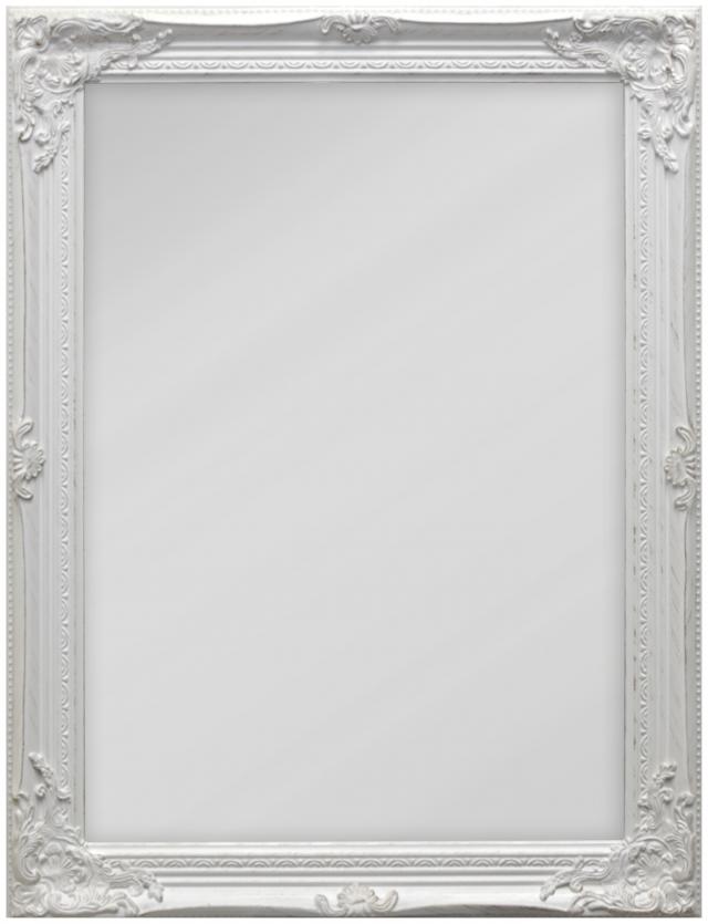 Spejl Antique Hvid 50x70 cm