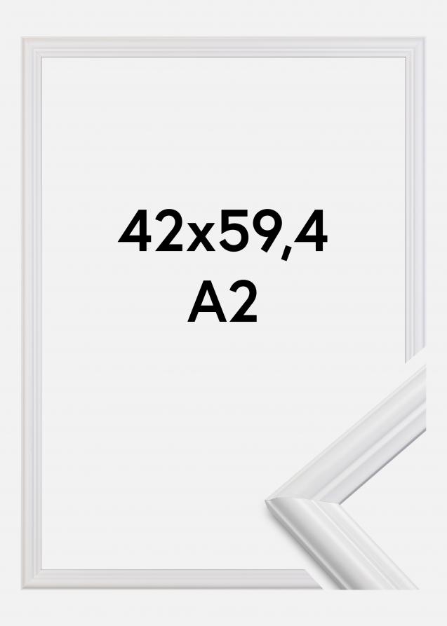 Ramme Siljan Akrylglas Hvid 42x59,4 cm (A2)