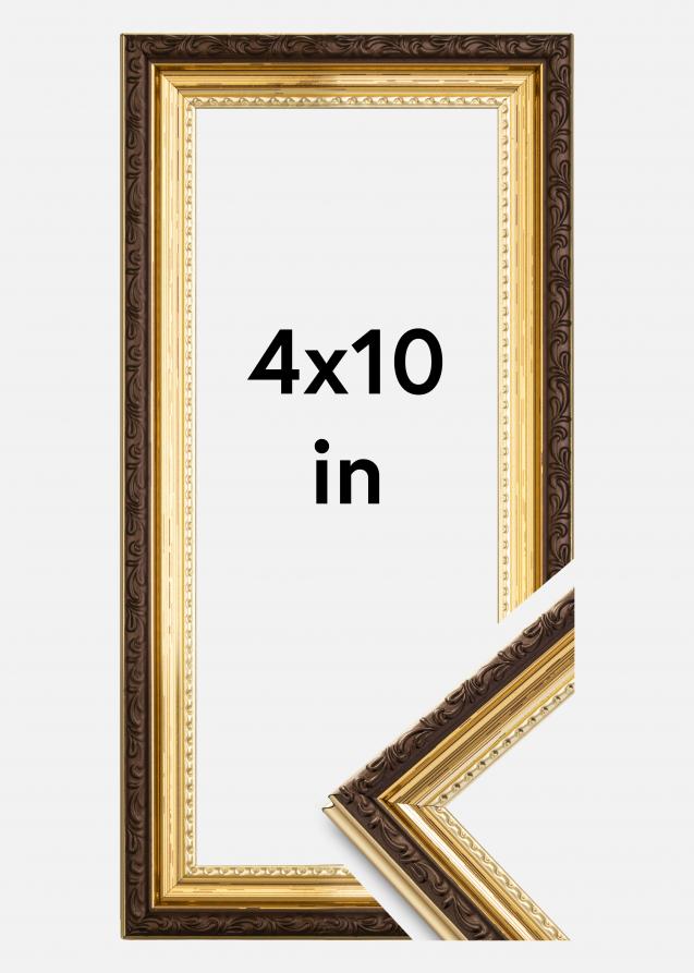 Ramme Abisko Akrylglas Guld 4x10 inches (10,16x25,4 cm)