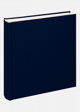 Cloth Album Bl - 28x29 cm (100 Hvide sider / 50 ark)
