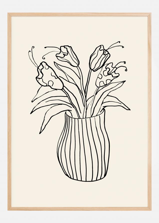 Vase Sketch Plakat