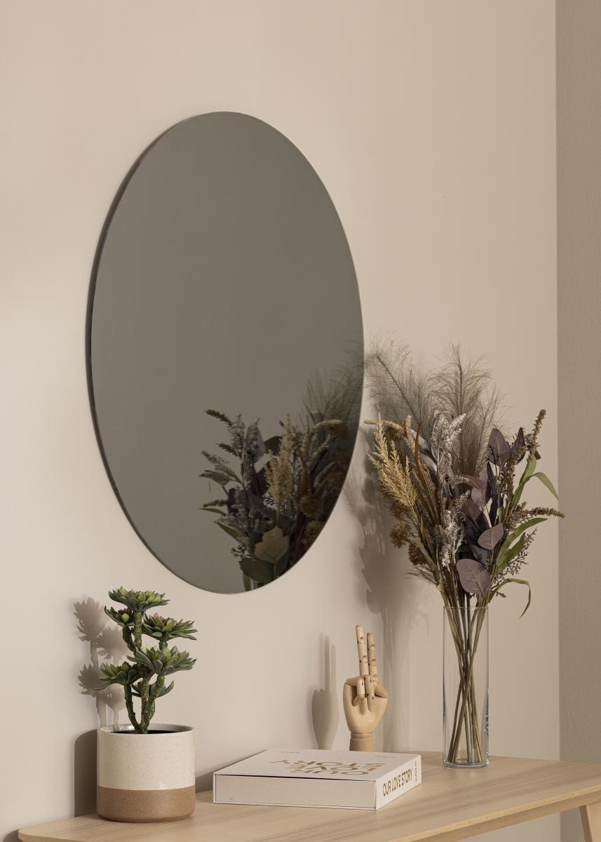 Spejl Grey 80 cm Ø
