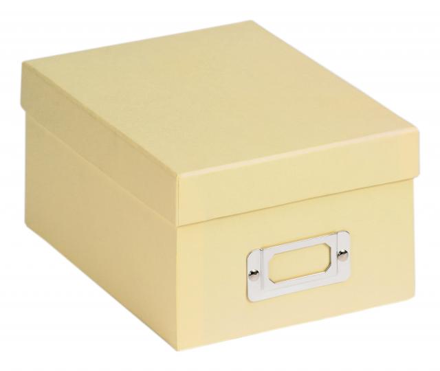 Fun Opbevaringsboks - Creme (Kan rumme 700 stk Billeder i 10x15 cm)