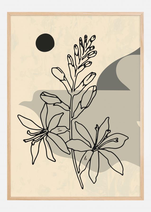 Abstract Flower 1 Plakat
