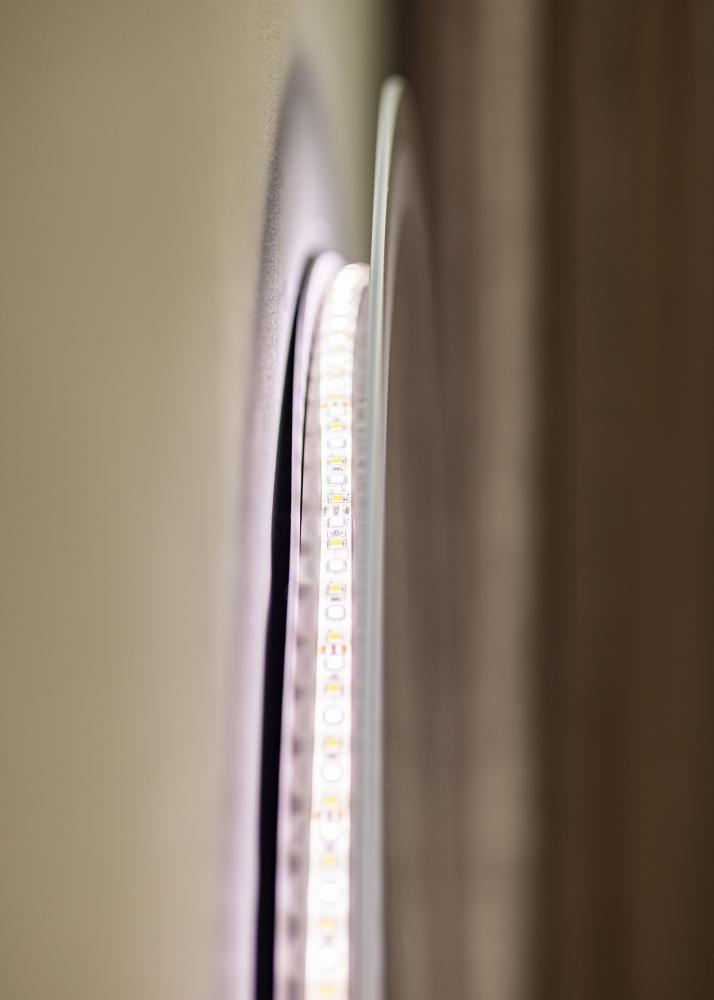 Spejl Domed LED 70x90 cm