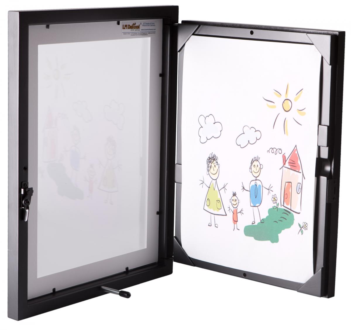 Ramme Little Davinci til tegninger A4 Sort