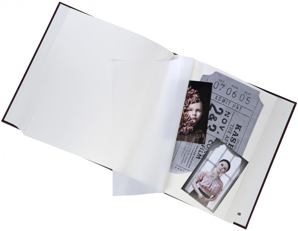 Exclusive Line Maxi Album Sort 30x33 cm (100 Hvide sider / 50 blade)