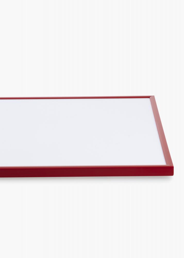 Ramme New Lifestyle Medium Red 30x40 cm - Passepartout Hvid 21x29,7 cm (A4)