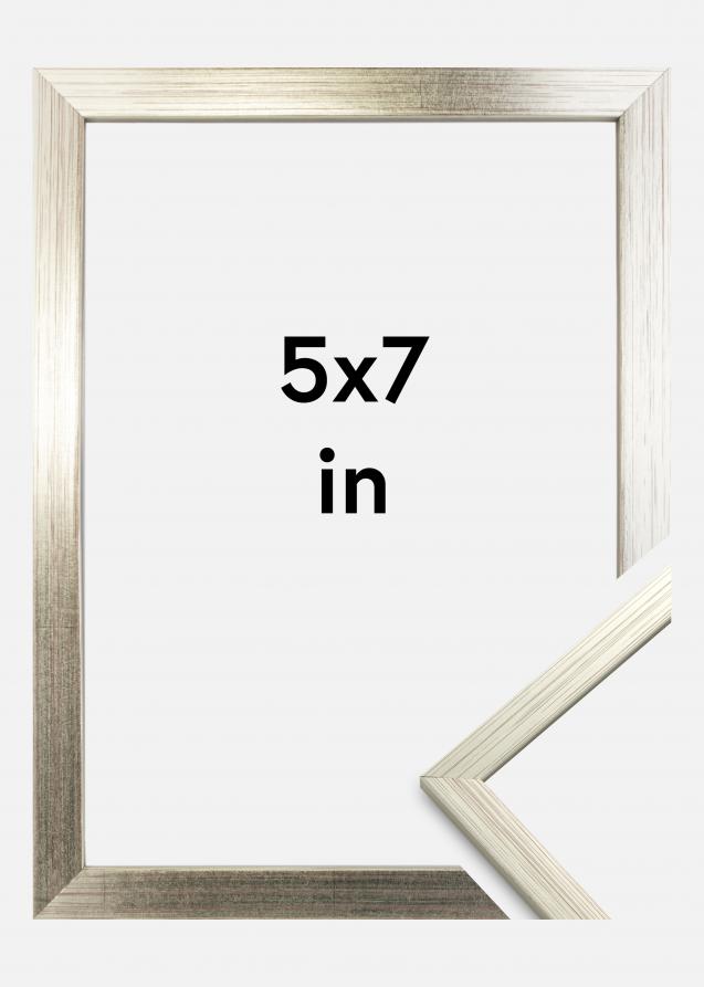 Ramme Edsbyn Sølv 5x7 inches (12,7x17,8 cm)