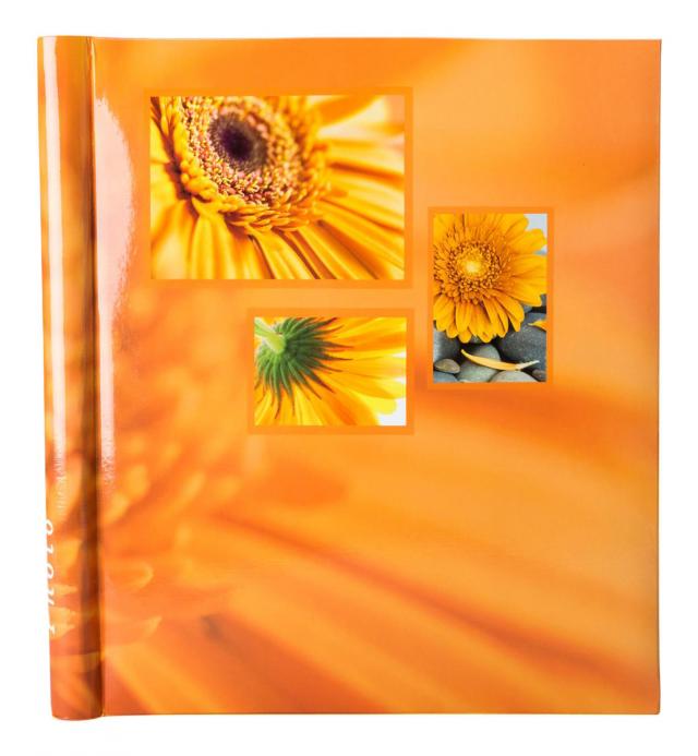 Singo Album Selvhæftende Orange (20 Hvide sider / 10 blade)