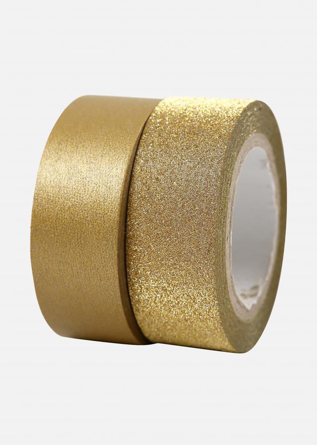 Washitape Guld - 15 mm