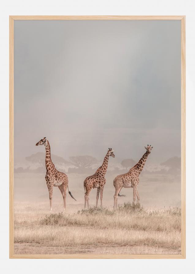 Weathering The Amboseli Dust Devils Plakat