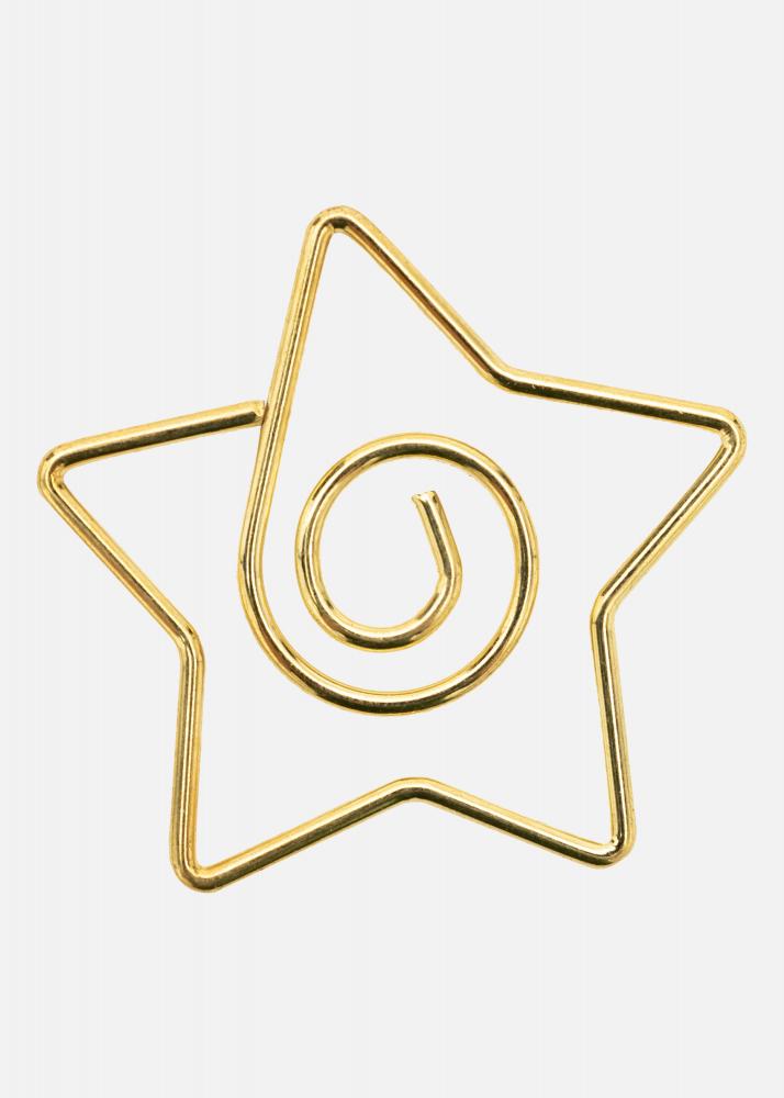 PAC Metal Paperclip Star Guld
