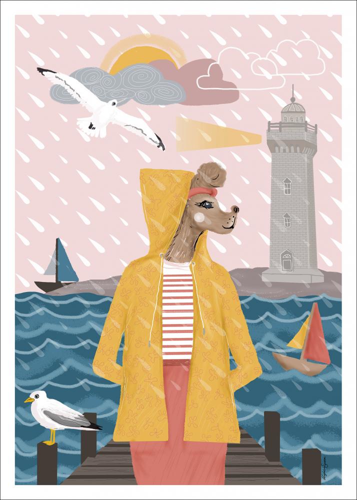 Summer rain Plakat