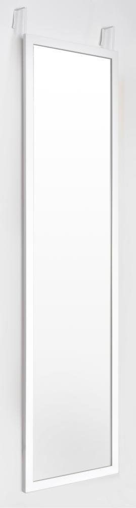 Spejl Overdoor Hvid 34x126 cm